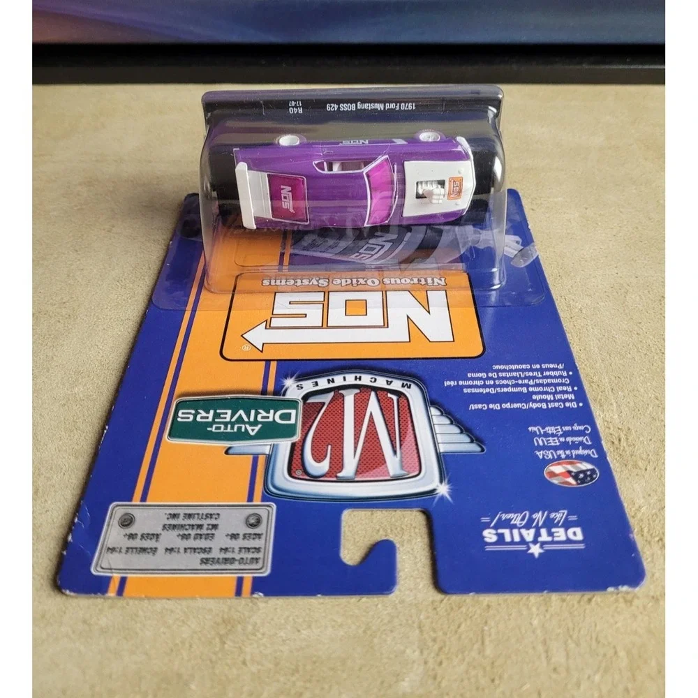 M2 MACHINES Auto Drivers NOS 1970 Ford Mustang Boss 429 R40 - Purple CHASE, RARE